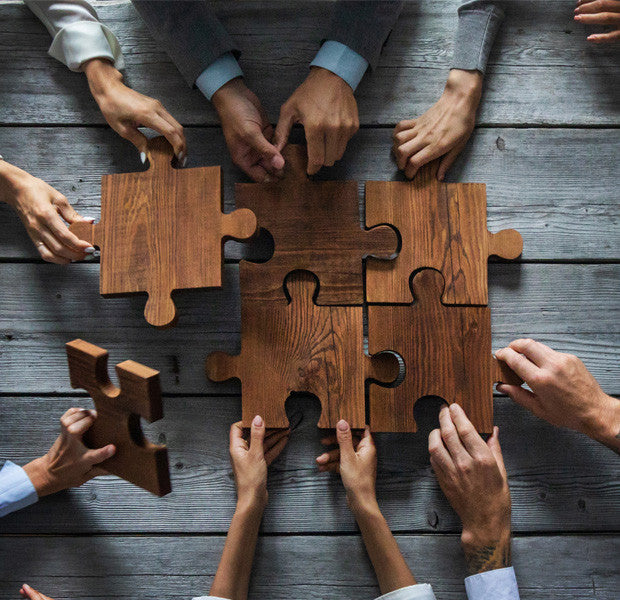 Team collaboration puzzle